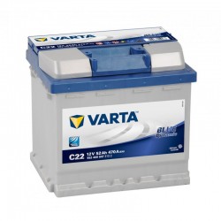 Batterie mini pelle VARTA BLUE Dynamic 12V - 52AH - 470A (C22)