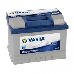 Batterie mini pelle VARTA BLUE Dynamic 12V - 60AH - 540A (D59)