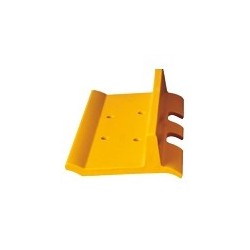 Lot de 10 tuiles acier à boulonner pour chaîne de pelle (largeur 200mm)