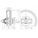 Roue folle BOBCAT 319 / E14