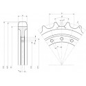 Barbotin  NEUSON 2702RD / 2702RD FORCE / 2902RD / 2902RD FORCE / 3402 / 3602RD / 3602RDV