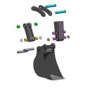 Kit godet VOLVO EC25 / EC27 / EC27C / EC30 / ECR28