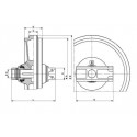 Roue folle KUBOTA K008 / K008.3 / U10 / U10.3