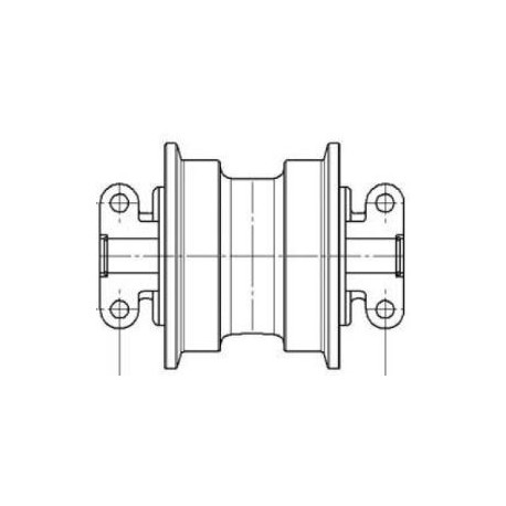 Galet inférieur HANIX H75B / H75C