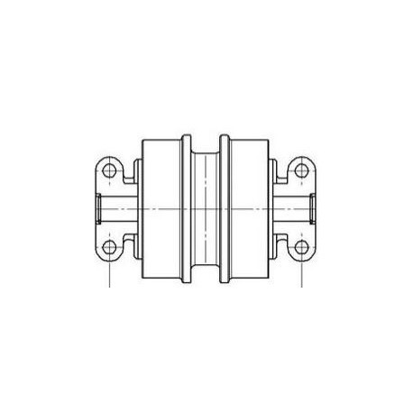 Galet inférieur  JCB 8080 / 8085ZTS / JS70.2 / JZ70