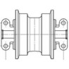 Untere Laufrolle UF172H1E