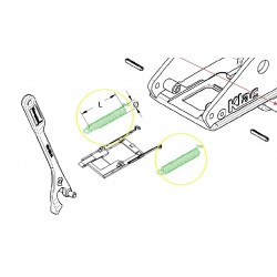 Lot  de 2 ressorts pour coupleur KLAC