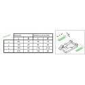 Lot  de 2 ressorts pour coupleur KLAC