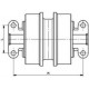 Untere Laufrolle YUCHAI YC85