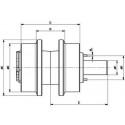 Galet supérieur CATERPILLAR 306 / 307.2 / 308B / 308C / EC70B