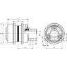 Obere Laufrolle HITACHI EX60.2 / EX60.3 / EX75UR