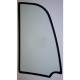 Vitre de porte partie haute JCB 8014 / 8014CTS / 8016 / 8016CTS / 8018 / 8018CTS / 8020 / 8020CTS
