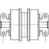 Laufrolle HITACHI ZX75UR / ZX80 / ZX80,3 / ZX80CB / ZX85US / ZX85USB