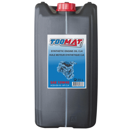 Motoröl TOOMAT CI4 - 15W40 - Bidon 25L pour machines TP