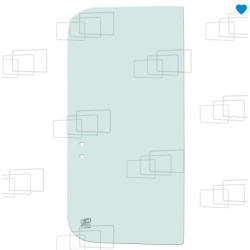 RECHTES HINTERES SCHIEBEFENSTER TAKEUCHI TB53FR TB80FR (VON 1999 BIS 2006) / TB014 TB016 (VON 1998 BIS 2014)