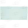 Untere Windschutzscheiben-Sektion Yanmar B15 B17 B18 B19 B22 B27 B37 B25V B30V B37V B50V