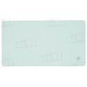 Untere Windschutzscheibe Caterpillar 307E / 307E2 / 308E CR / 308E2 CR (ab 2012)