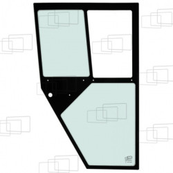 RECHTES TÜRFENSTER VORNE - RAVO C530 540 580 SERIE 5000 R5 R5E ELEKTRO