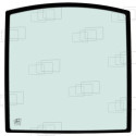 JCB 8025 ZTS / 8026 CTS HOHE FRONTFENSTER