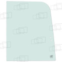 VORDERES RECHTES SCHIEBEFENSTER FÜR HITACHI ZAXIS ZX33U-6 ZX38U-6 ZX48U-6 ZX55U-6 (AB 2019)