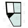 RECHTES TÜRFENSTER HECKFENSTER - RAVO C530 540 580