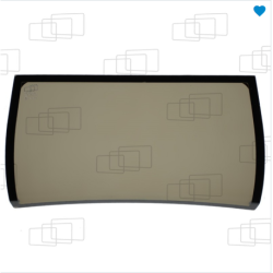 GEBOGENES DACHGLAS JCB 8025 ZTS / 8026 CTS / 8030 ZTS / 8035 ZTS (BAUJAHR 2006 BIS 2013)