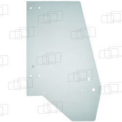 Rechtes Türfenster für JCB 3C-2 / 3CX-2 / 3CX-4 / 3D-2 / 3D-4 / 4C-2 TURBO / 4C-4 (CAB NEGRA)