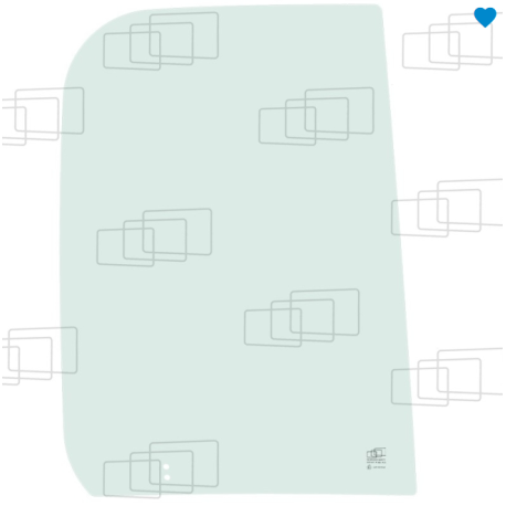RECHTES HINTERES SCHIEBEFENSTER KUBOTA KX014-4 / KX015-4 / KX016-4 / KX018-4 / KX019-4 (AB 2011)