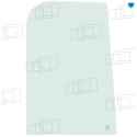 Rechtes Fenster, oberer hinterer Schiebeteil, Kubota KX027-4 / KX030-4