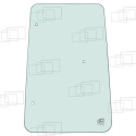 Rechtes Fenster, oberer hinterer Bereich, Kobelco SK28SR-6