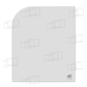 Rechtes Seitenfenster, oberer hinterer Bereich, feststehend, Typ 2, Caterpillar 302.7D CR, ab 2012