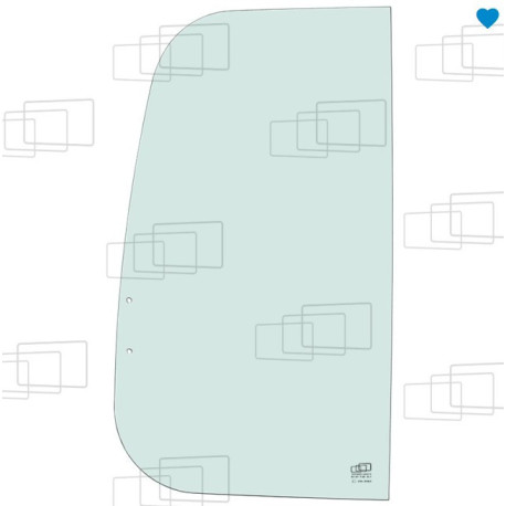 RECHTES HINTERES SCHIEBEFENSTER YANMAR B15 B17 B18 B19 B22 B27 B37