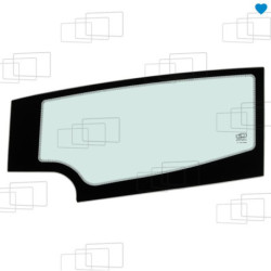 Türglas für den unteren Bereich für Yanmar SV85 SV120 / B75W B95W B110W (ab 2018)