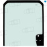 HOHE FRONTFENSTER YANMAR SV85 SV120 / B75W B95W B110W (AB 2018)