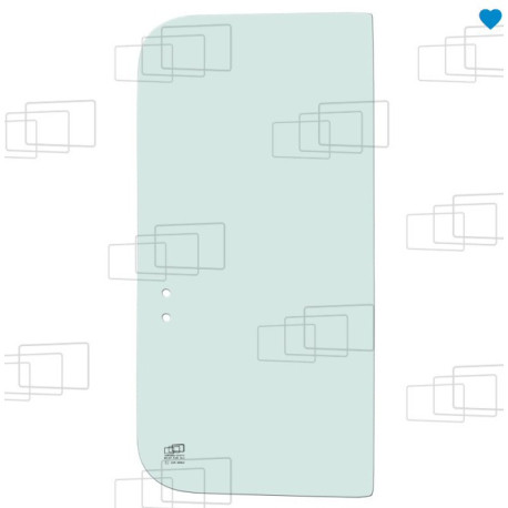 Rechtes Schiebefenster hinten Takeuchi TB153FR TB180FR (von 2006 bis 2014) / TB219 (ab 2010)