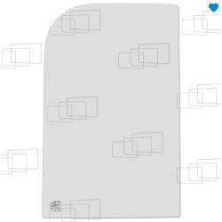 Feststehendes hinteres rechtes Fenster Typ 1 Wacker Neuson 28Z-3 / 38Z-3 / EZ28 / EZ28-3 (ab 2013)