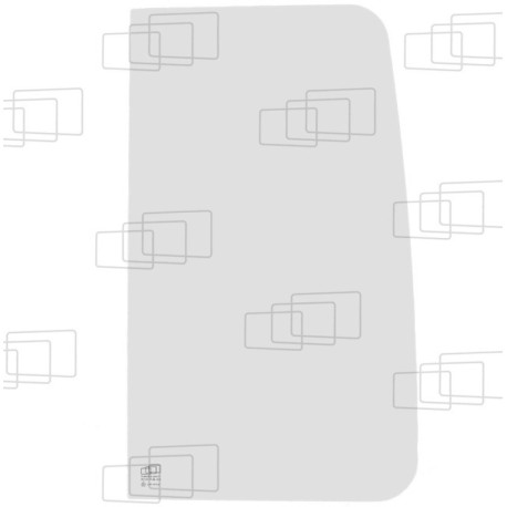 RECHTES HINTERES SCHIEBEFENSTER KUBOTA KX61-2 / KX61-2 ALPHA / KX71-2 / KX71-2 ALPHA / KX91-2 / KX121-2 / KX161-2 (von 1997 bis 2004)