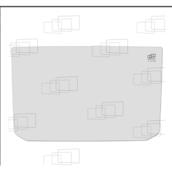 UNTERER ABSCHNITT DER VORDERSCHEIBE OHNE LÖCHER KUBOTA KX61-2 / KX61-2 ALPHA / KX71-2 / KX71-2 ALPHA / KX91-2 / KX121-2 / KX161-2 (VON 1997 BIS 2004)
