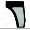 RECHTES FENSTER, UNTERER ABSCHNITT YANMAR VIO30 VIO35 VIO45 VIO50 VIO55 (BIS 2010)