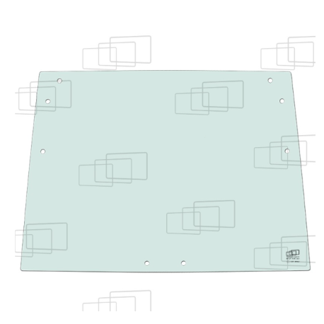 KUBOTA M6950 M7950 M8950 M9750 HOCHÖFFNENDES FRONTFENSTER