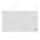 Untere Frontscheibe für Kubota KX51-1 / KX61-1 / KX71-1 / KX91-1 / KX101-1 / KX121-1 / KX151-1 / KX191-1 (von 1991 bis 1997) Seriennummer 55001