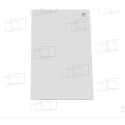 RECHTES FENSTER - 1/4 UNTERES KUBOTA KX61-2 / KX61-2 ALPHA / KX71-2 / KX71-2 ALPHA / KX91-2 / KX121-2 / KX161-2 (von 1997 bis 2004)
