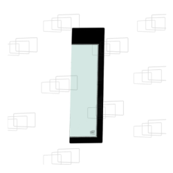 Fenster an der Seite hinter der rechten Tür Kubota R065 R082 R085