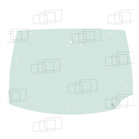 KUBOTA M120 / M125 / M128 / M130 / M135 / M100 / M110 / M120 / M100GX / M105GX / M110GX / M115GX / M126GX / M128GX / M135GX HECKSCHEIBE