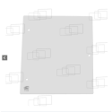 Fenster an der Seite hinter der linken/rechten Tür (rechtwinklig) EK50 Fahrerhaus Kubota M6950 M7950 M8950 M9750