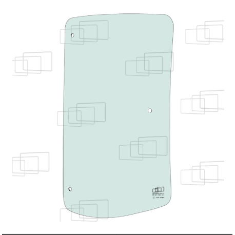 KUBOTA M6040 M7040 M7060 M8540 M8560 M9540 M9960 M5111 M5-112 H/UN SEITENFENSTER