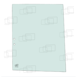 Rechtes hinteres Schiebefenster YANMAR VIO80 / VIO80U / VIO80-1 / VIO80-2 / VIO82 / SV100-2 PB / B7-5B / B7-6