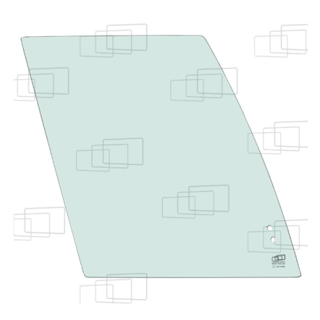 Rechtes vorderes Schiebefenster für Yanmar B7-5B / B7-6, Sigma / SV100-1 / SV100-2 / VIO80 / VIO80U / VIO80-1 / VIO80-2 / VIO82