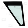 RECHTES FENSTER, UNTERER ABSCHNITT 1/4 YANMAR B7 SIGMA / VIO70-3 / VIO75
