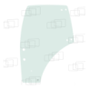 Linke Türscheibe Kubota M6040/M7040/M7060/M8540/M8560/M9540/M9960/M5091UN/M5111/M5-112H/UN